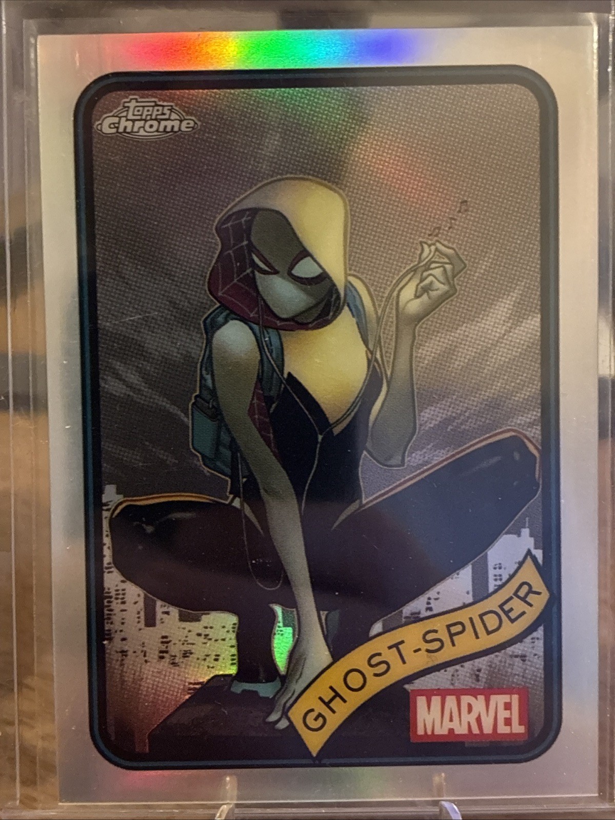 2025 Topps Chrome Marvel Ghost-Spider Refractor #29 2025 Topps Chrome Marvel Ghost-Spider Refractor #29
