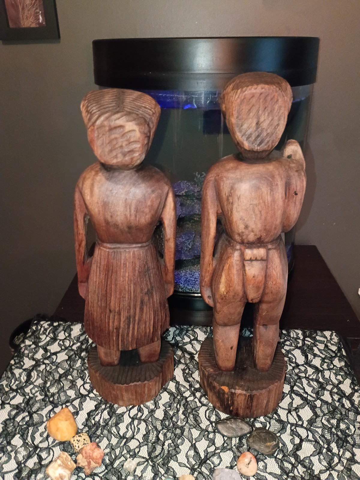Hand Carved Wooden Figure From Palau,Micronesia Hand Carved Wooden Figure From Palau,Micronesia