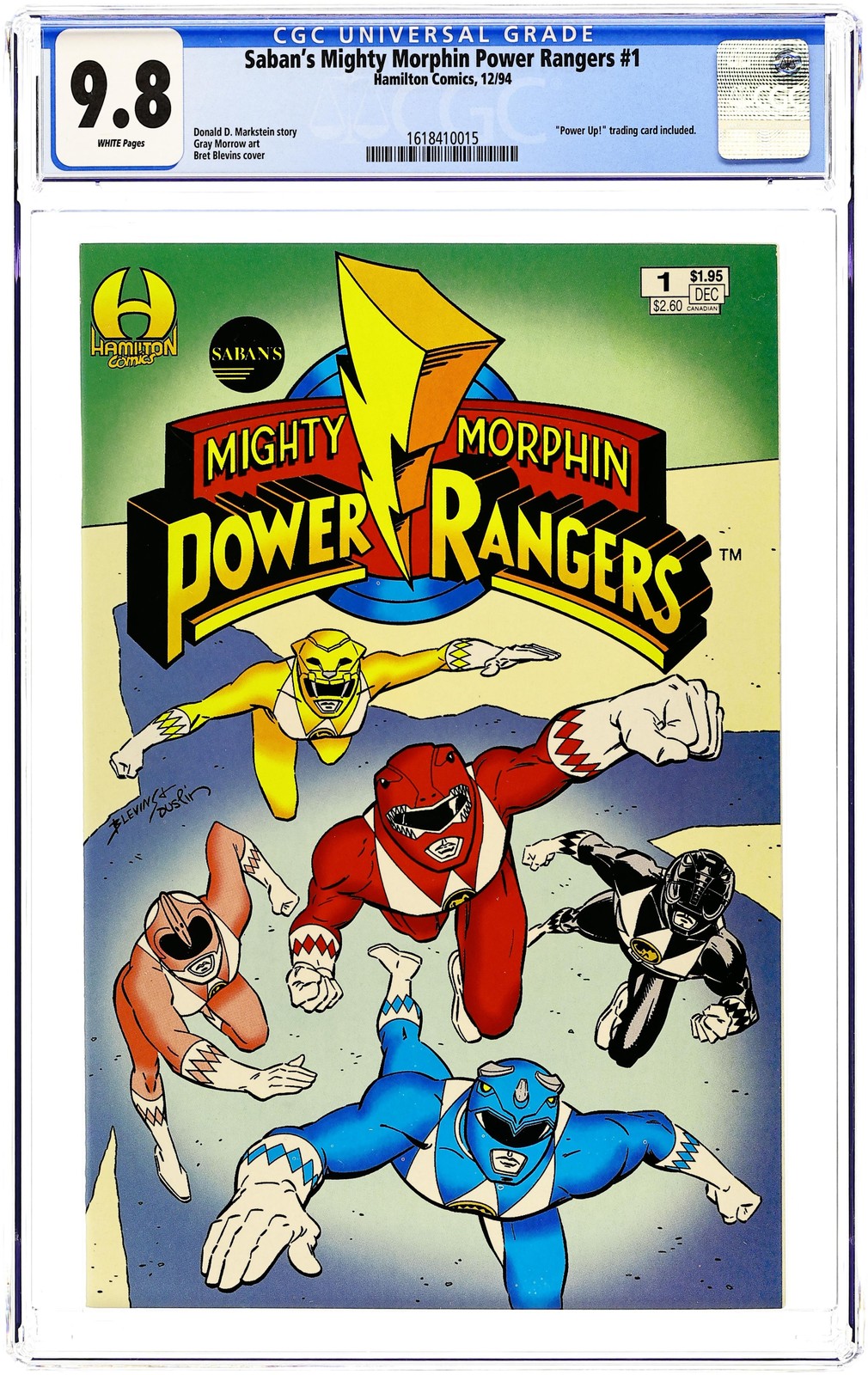 Mighty Morphin Power Rangers #1 CGC 9.8 1994 1618410015