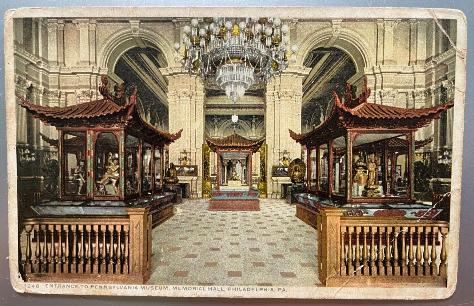 Vintage Postcard 1907-1915 Pennsylvania Museum, Memorial Hall, Philadelphia, PA
