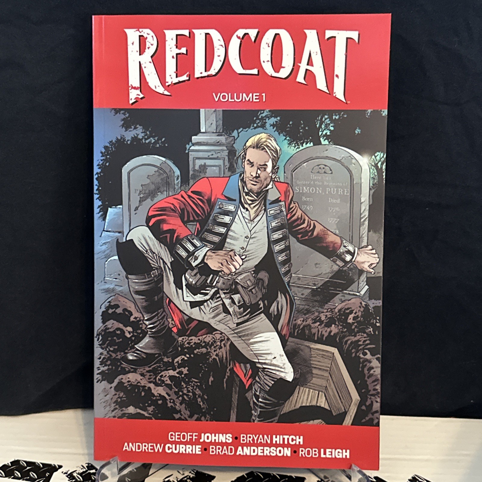 Redcoat Vol 1 Volume TP #1-7 + Geiger 80 Pg Giant Geoff Johns Ghost Machine New
