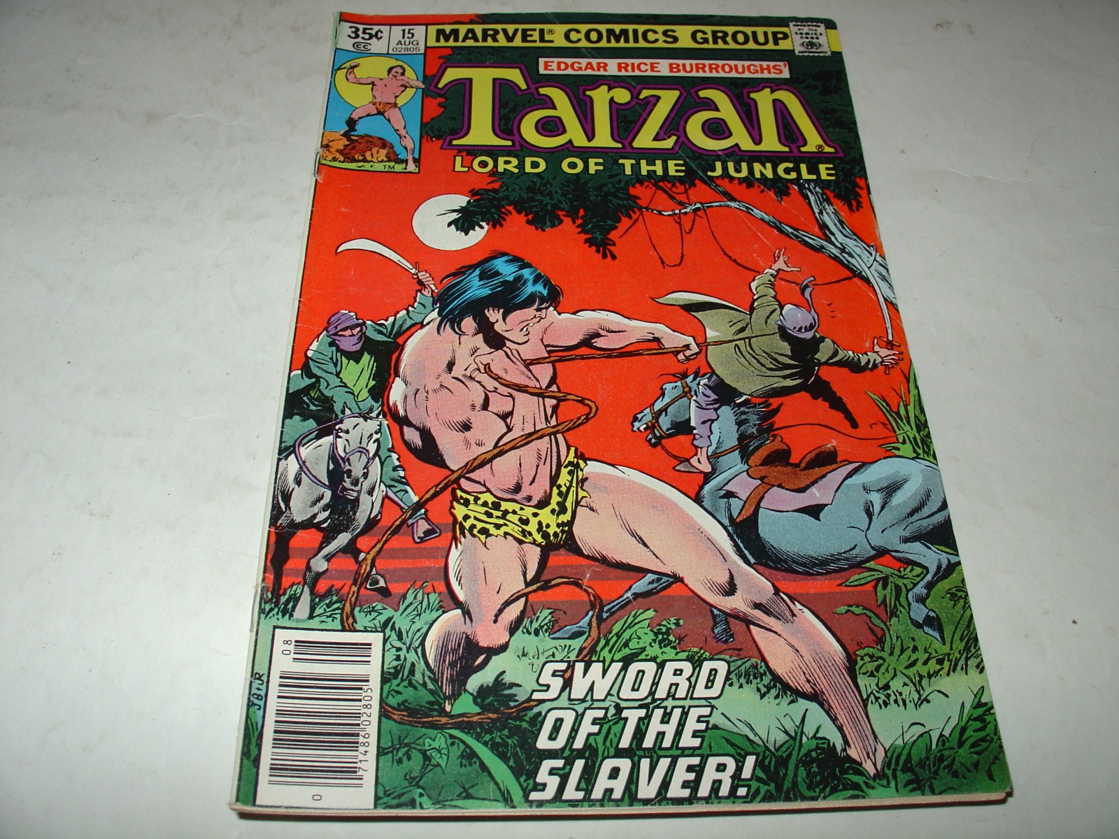 Tarzan Lord Of The Jungle #15 (Marvel Comics, 1978) F/VF Edgar Rice Burroughs