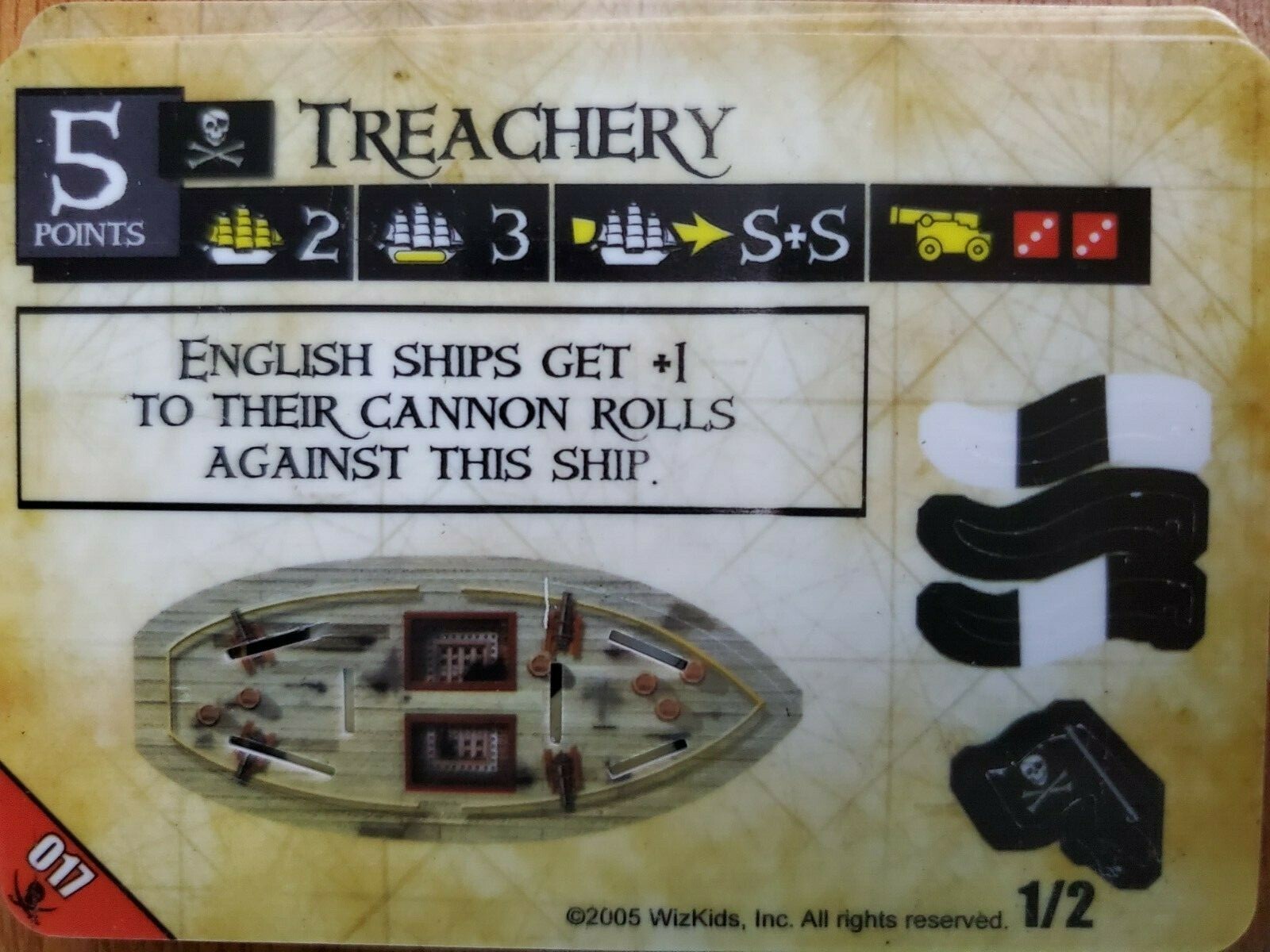 Wizkids Pirates of the Spanish Main Unlimited Basic SINGLES * Pick One * 
