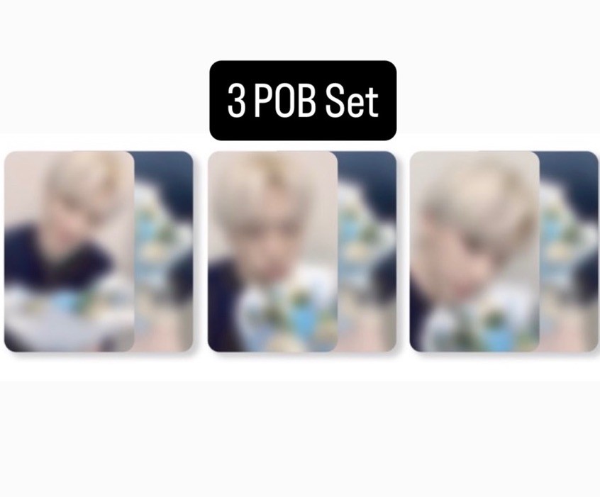 Wonho Core Applemusic Anniversary Flower Selfie POB Kpop 3 Photocard Set
