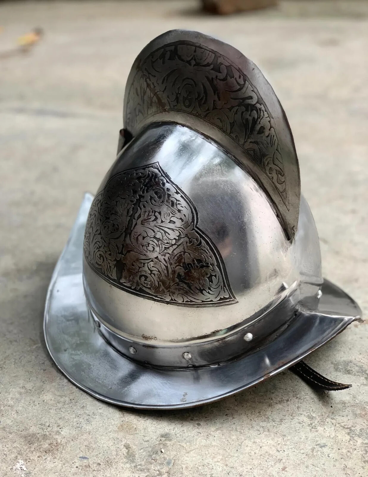 Medieval Morion Helmet ~ Spanish Helmet ~ Prop Replica ~ Roleplay & Cosplay Gift
