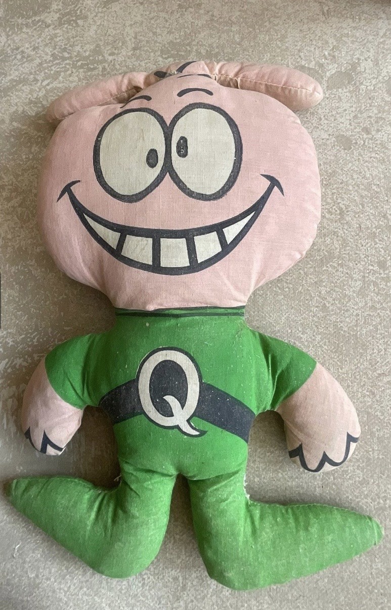 VTG 1960s Quaker Oats QUISP Mascot 11\'\' Plush 