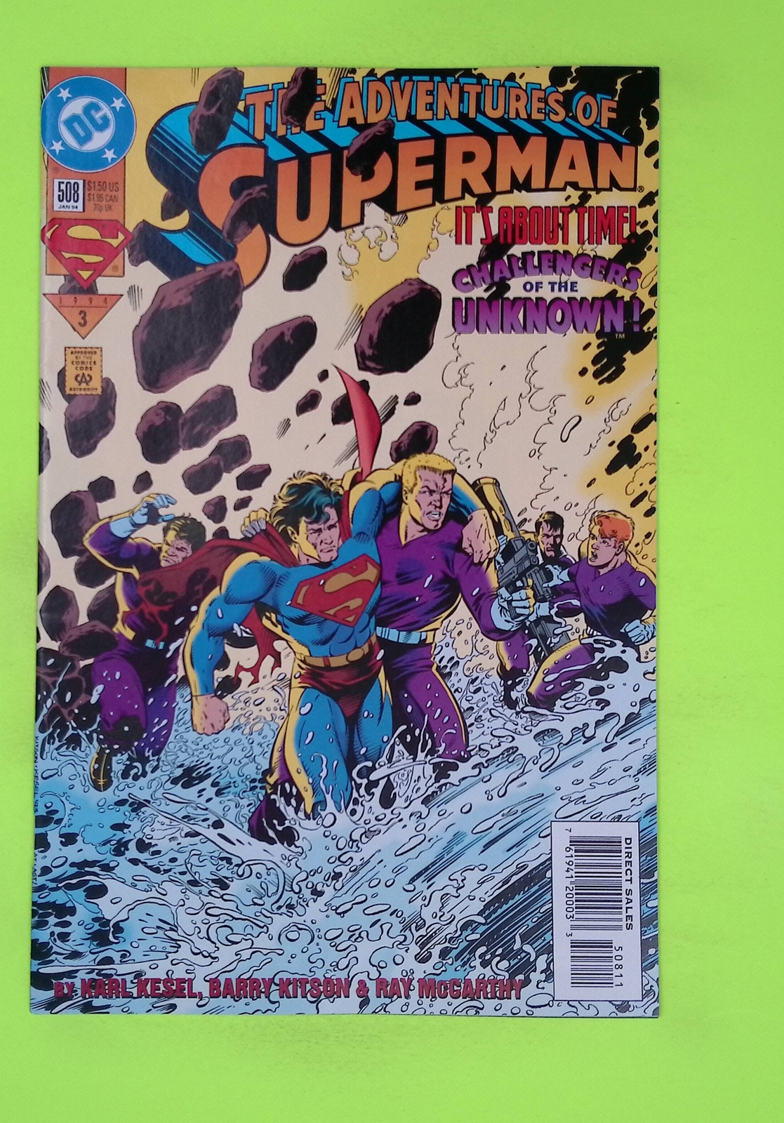 Adventures of Superman #508 Vol. 1 1994 DC Comics Mid Grade Comic Book K23-208