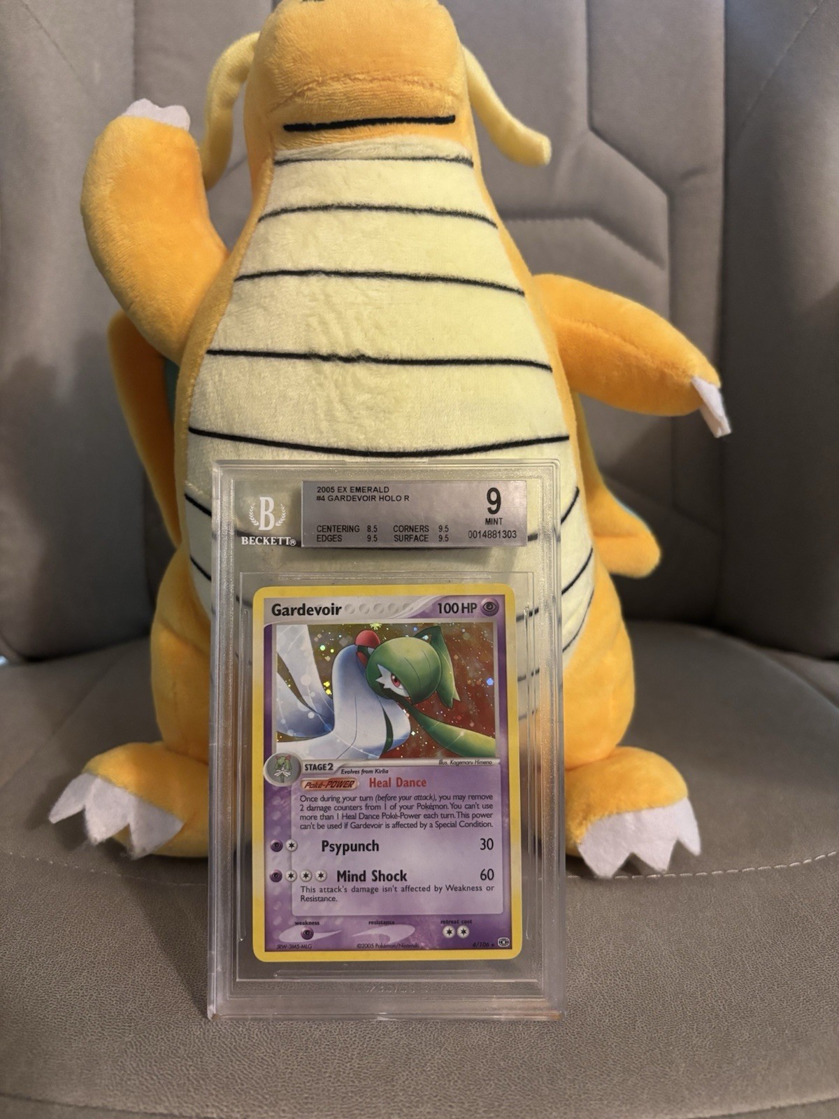 Gardevoir Holo #4 2005 EX Emerald BGS 9 Mint