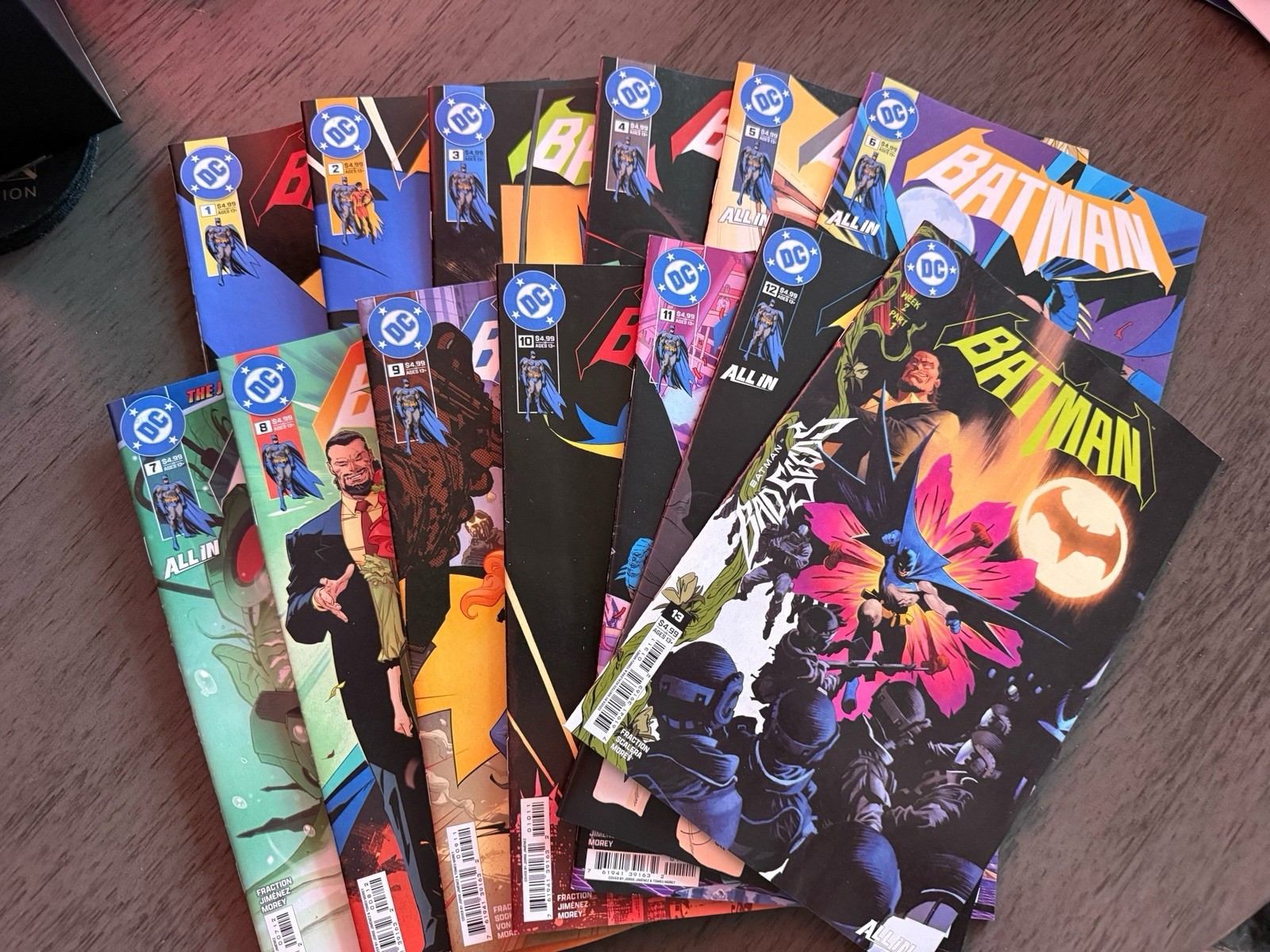 Batman #1-13 Complete Set DC Comics All-In Matt Fraction Random Prints Ships 9/2 Batman #1-13 Complete Set DC Comics All-In Matt Fraction Random Prints Ships 9/2