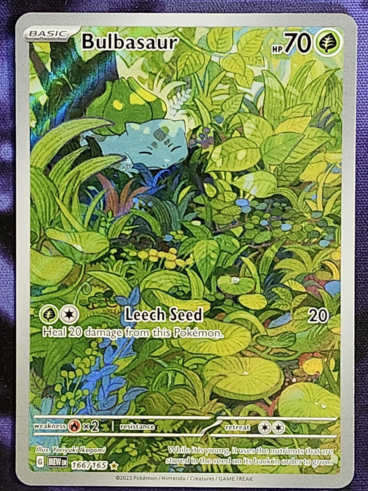 Pokemon 151 Bulbasaur 166/165 MEW