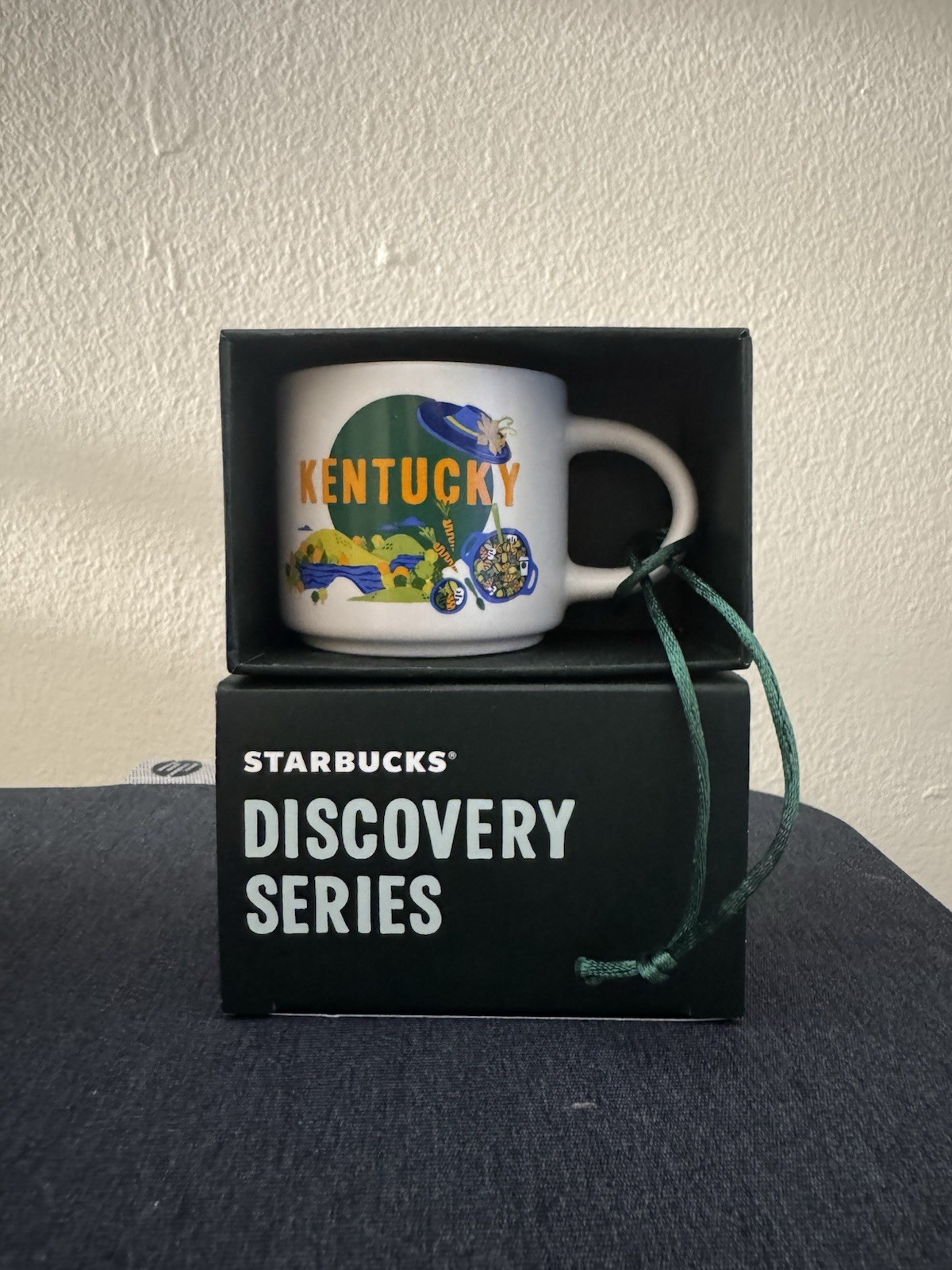 2024 Starbucks 2oz Kentucky Discovery Series MINI Mug Ornament Espresso