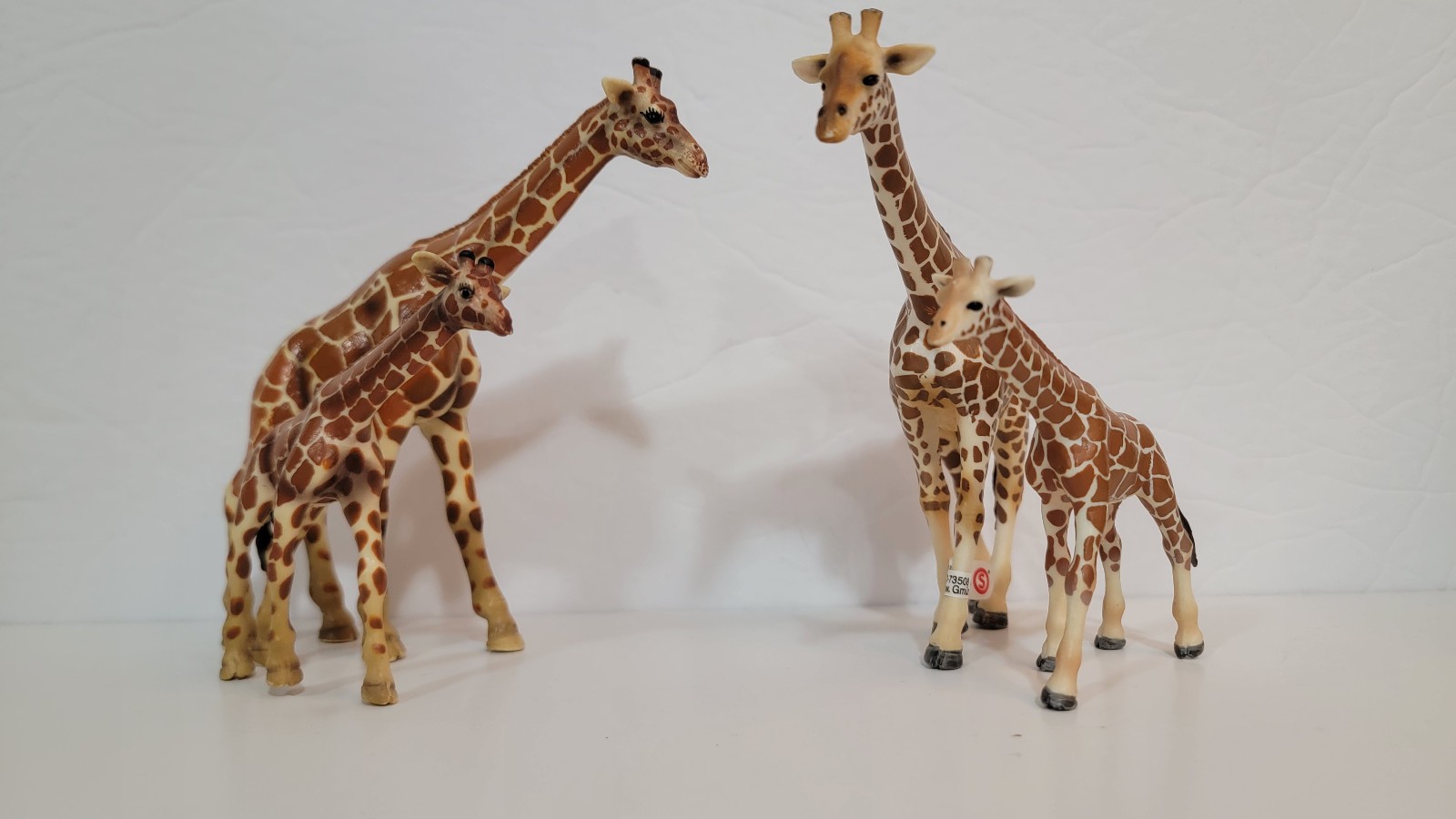 Schleich Lot of 4 Giraffe herd Female Foal Wild Savannah African Animal Figure
