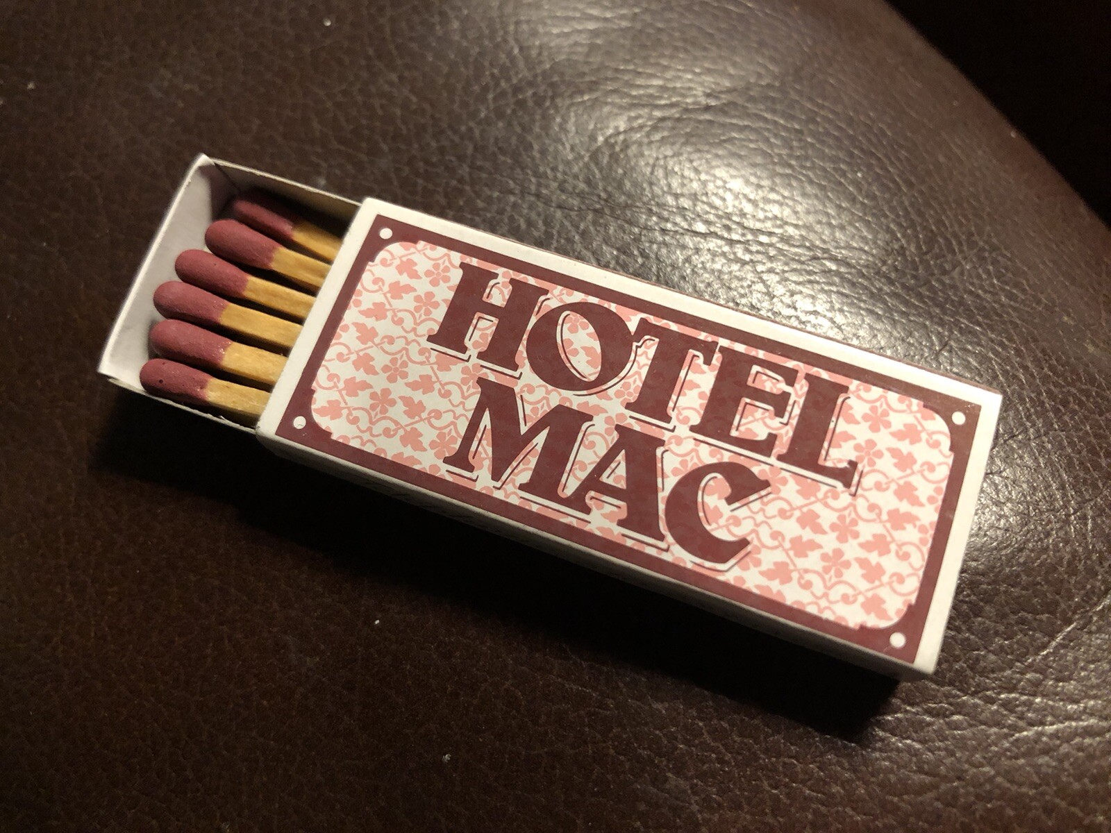 Historic Hotel Mac, Point Richmond, CA, Slim Matchbook with Matches
