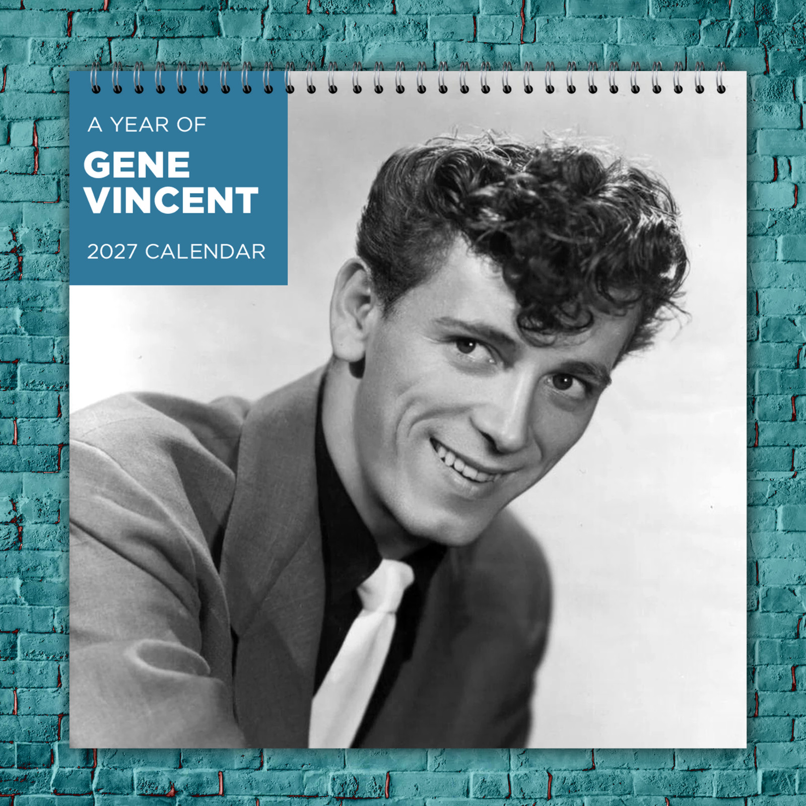 Gene Vincent 2027 Wall Calendar 12 Month Celebrity Photo Fan Collectible