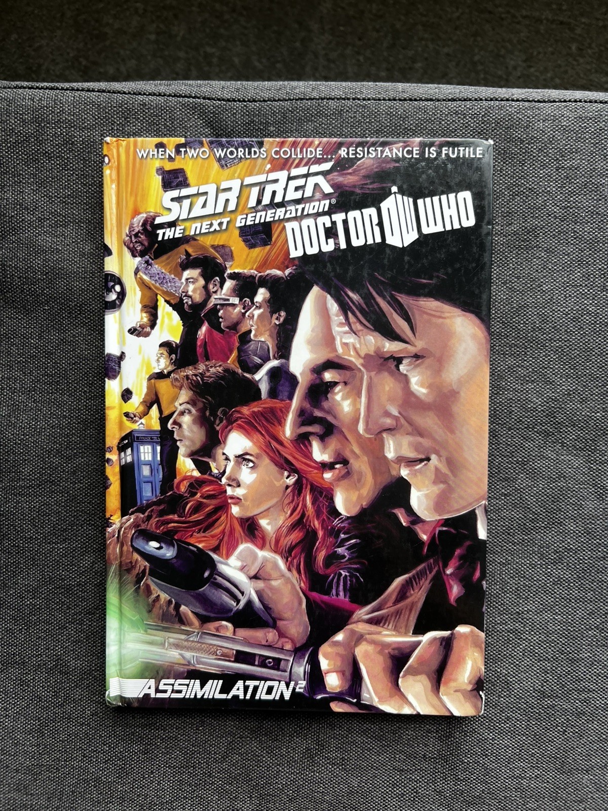 Star Trek Next Generation x Doctor Who Assimilation 2 HC Rare OOP IDW TNG