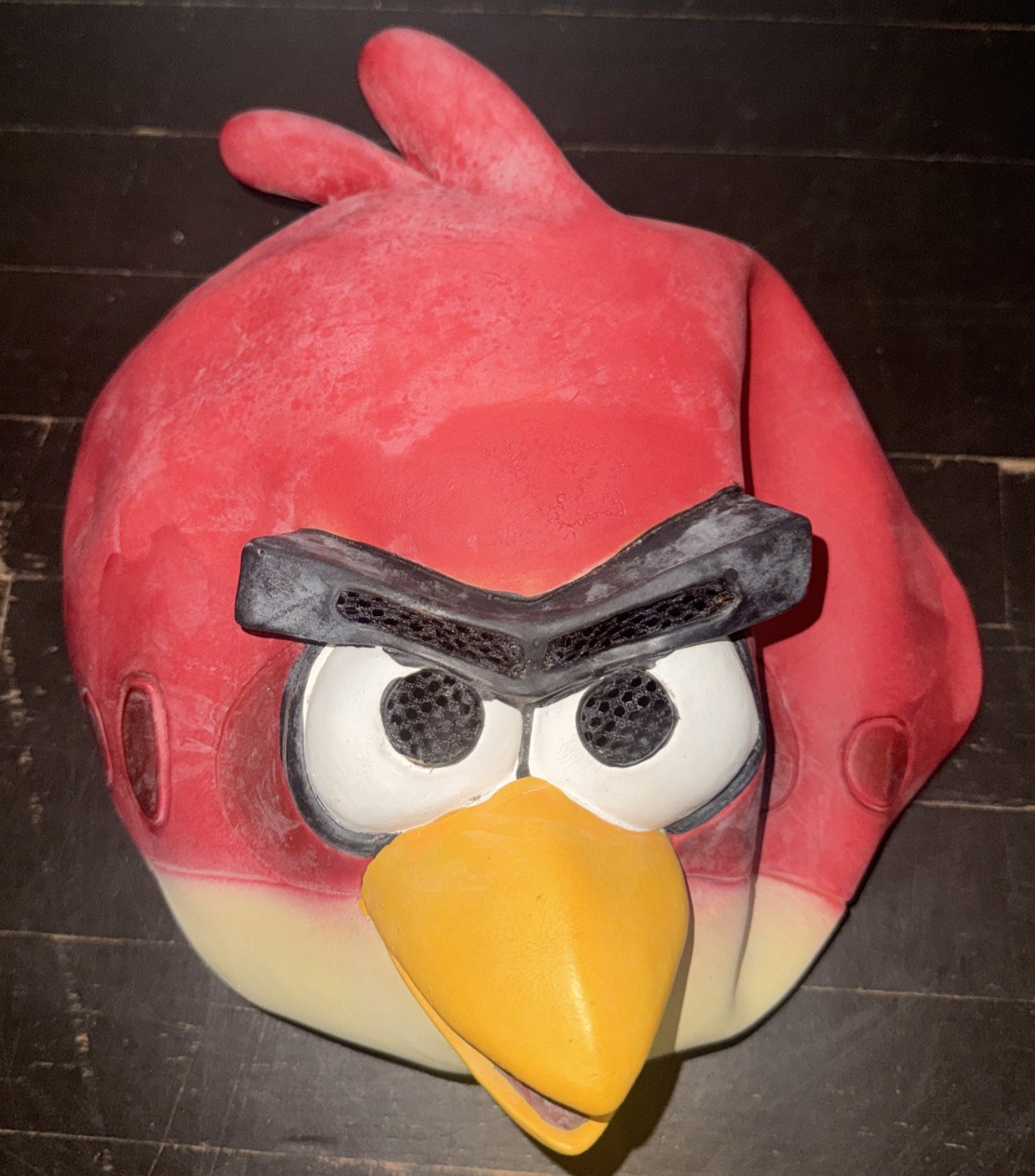 Official Rovio Angry Birds Halloween Mask Costume Latex Red Angry Bird 2012 Official Rovio Angry Birds Halloween Mask Costume Latex Red Angry Bird 2012