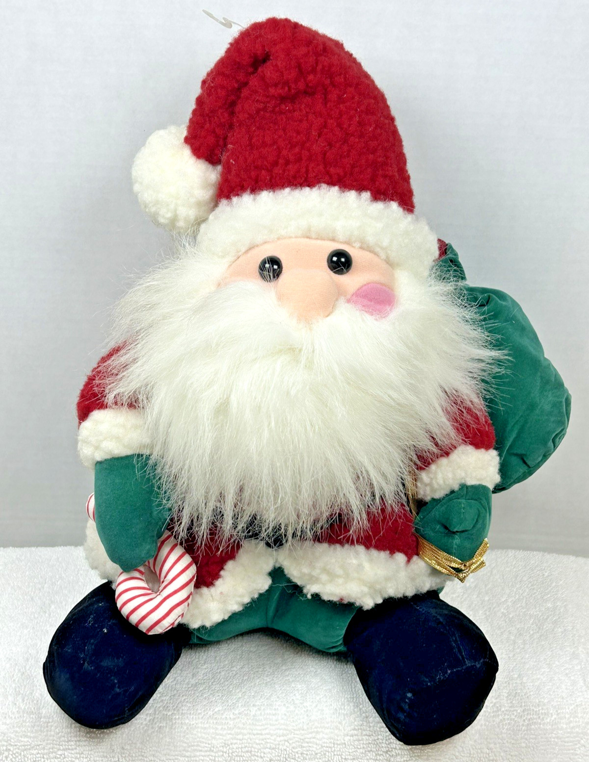 1993 International Silver Company Christmas Santa Claus Stuffed Plush
