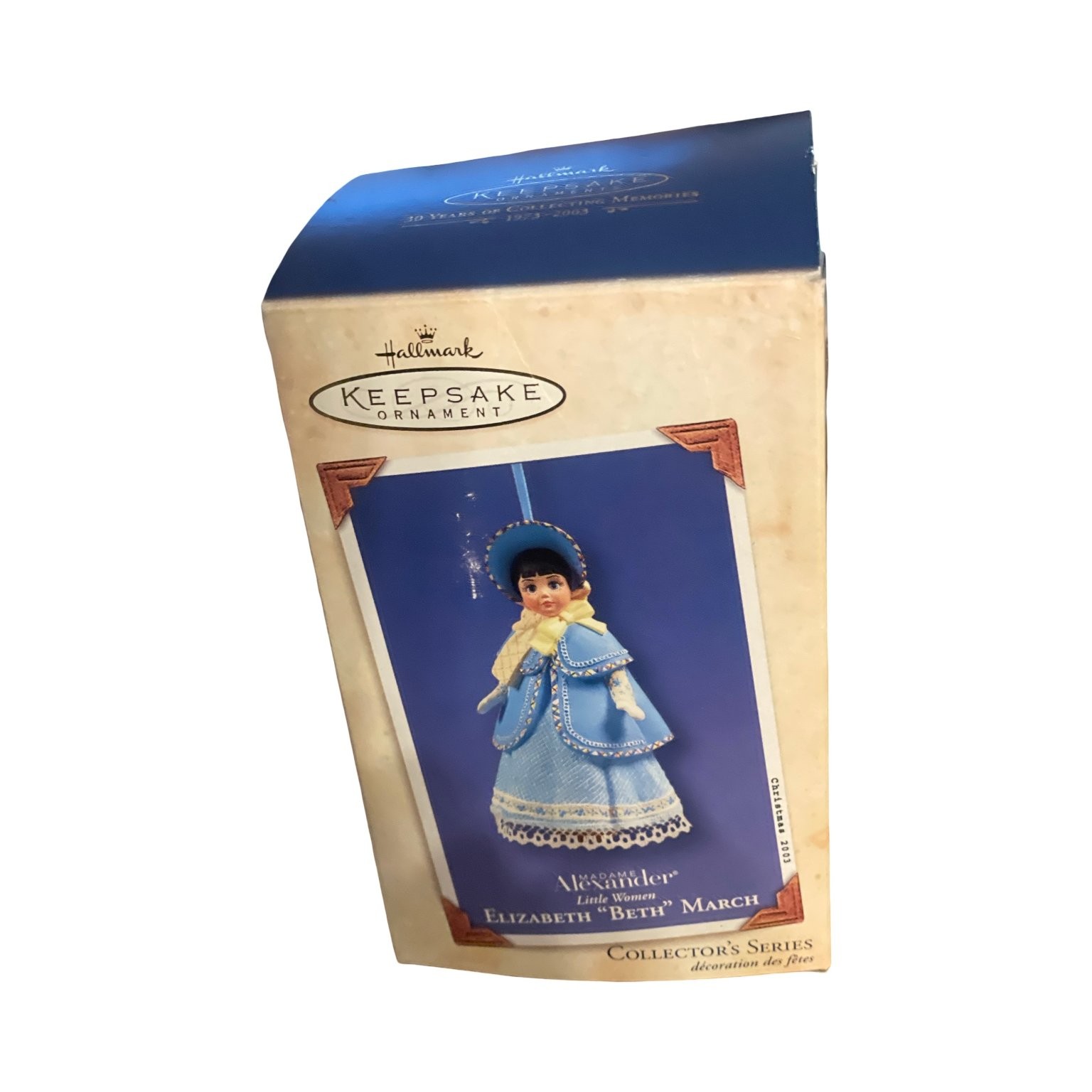 Hallmark Madame Alexander Little Women Beth March Keepsake Ornament 2003
