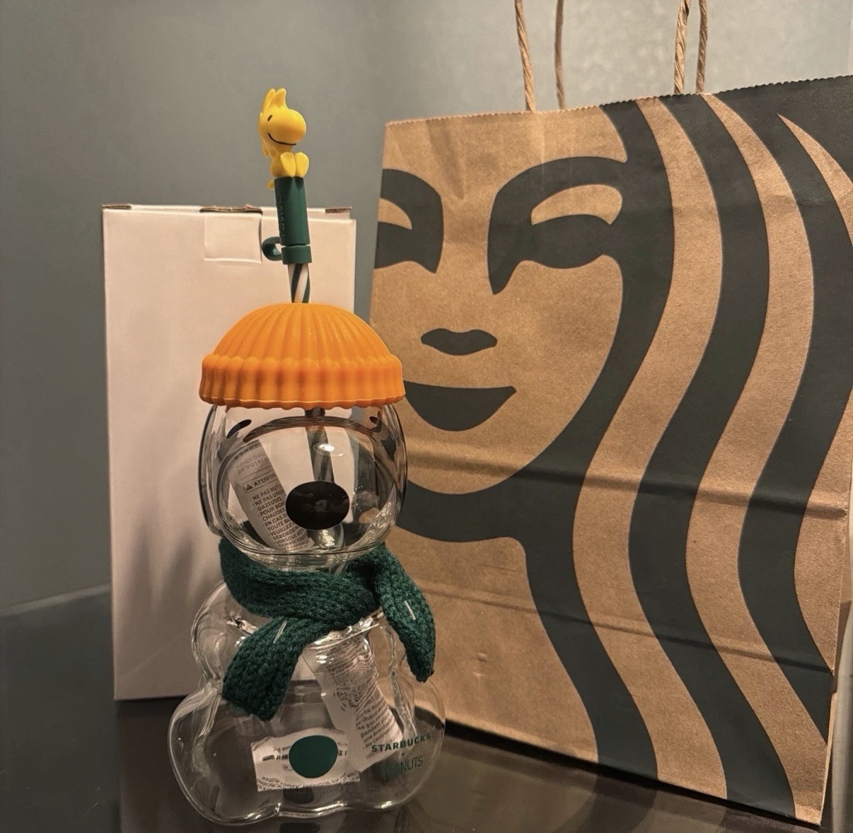 Authentic USA SELLER 2026 Starbucks The Snoopy™ Glass Cold Cup