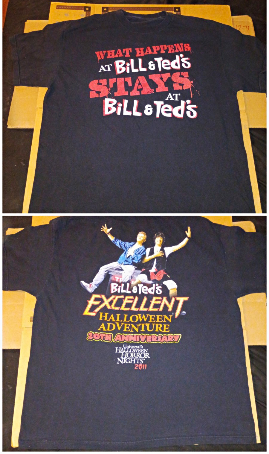 Bill & Ted’s Excellent Halloween Adventure 20th Anniversary XL T-shirt HHN 2011