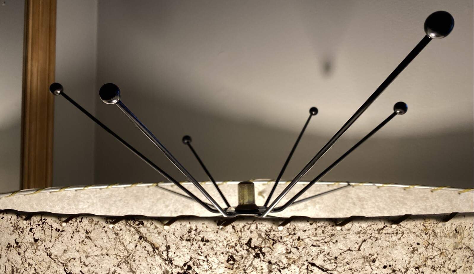 FREE SHIP Atomic Lamp Shade Sputnik Topper Ornament Lampshade Finial- Any Color