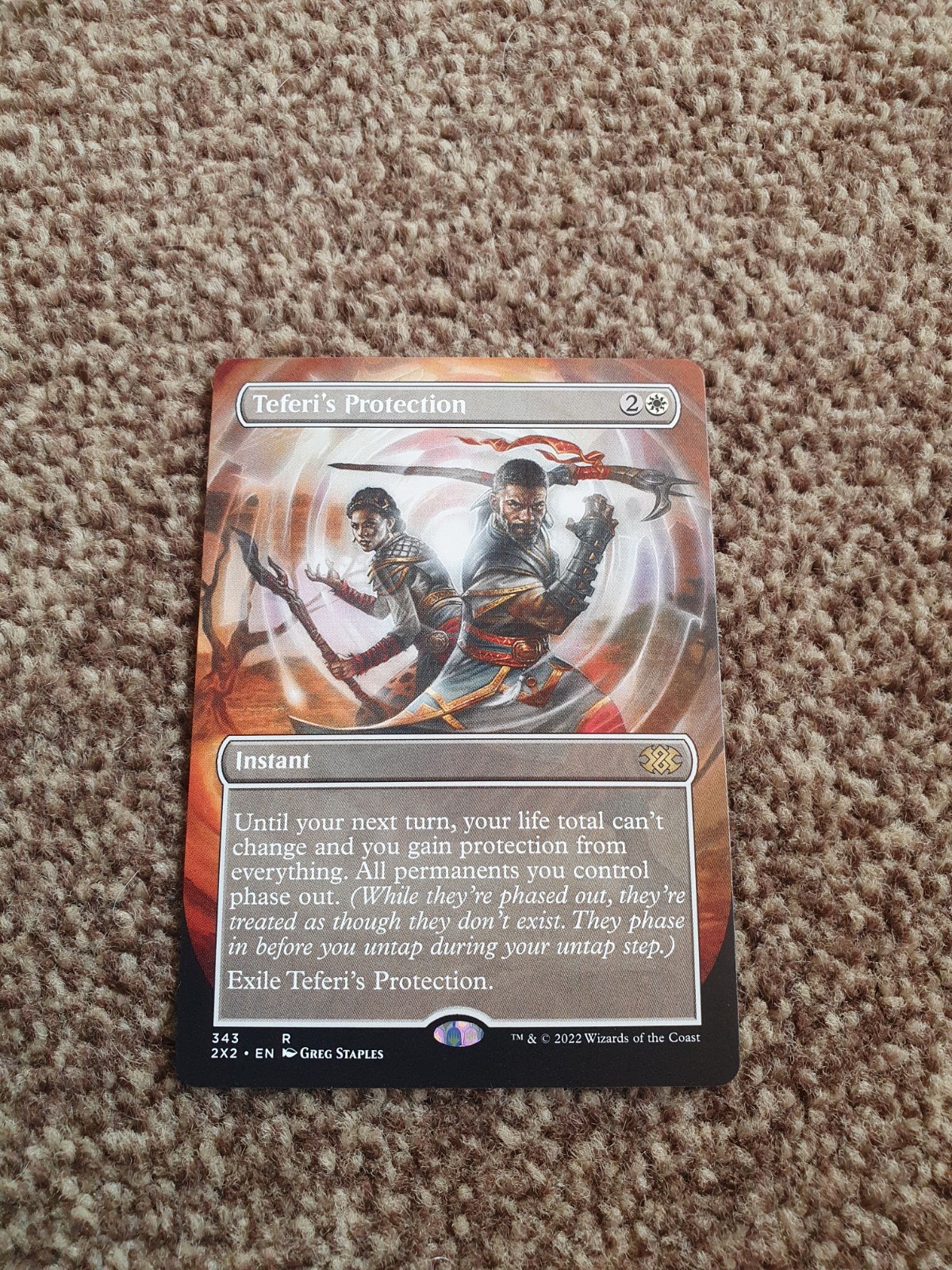 Teferi\'s Protection (Borderless) 2X2 Rare  MTG Card NM