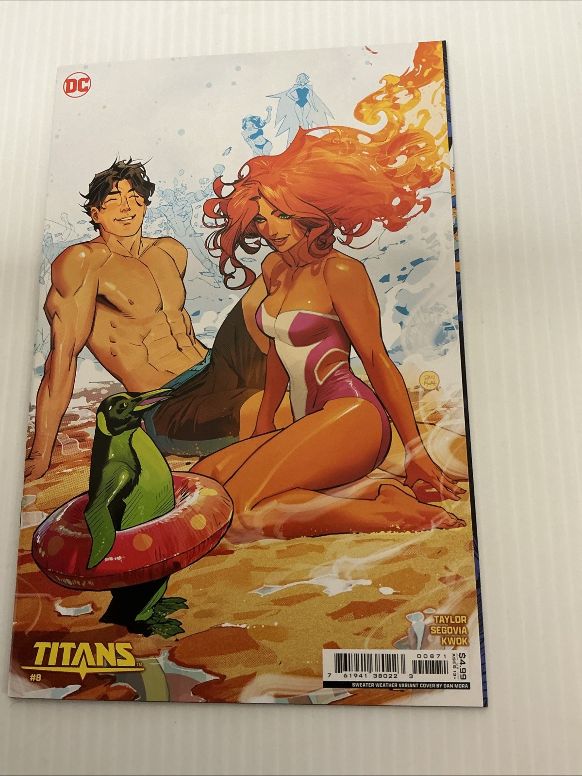 TITANS #8  SWIMSUIT ISSUE NEAR MINT UNREAD    LIVE ON EBAY  BUY IT NOW