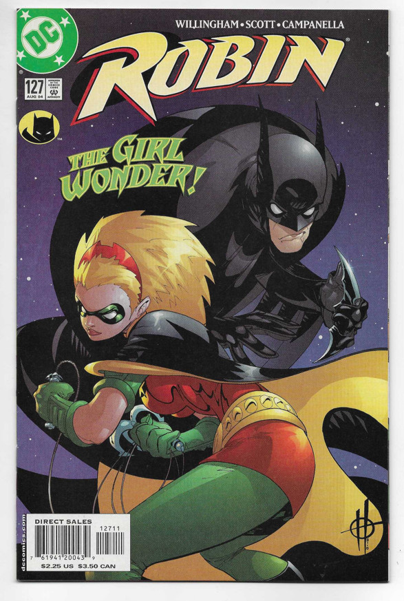 DC  ROBIN #127  \'THE GIRL WONDER\', 2004 VF/NM RANGE