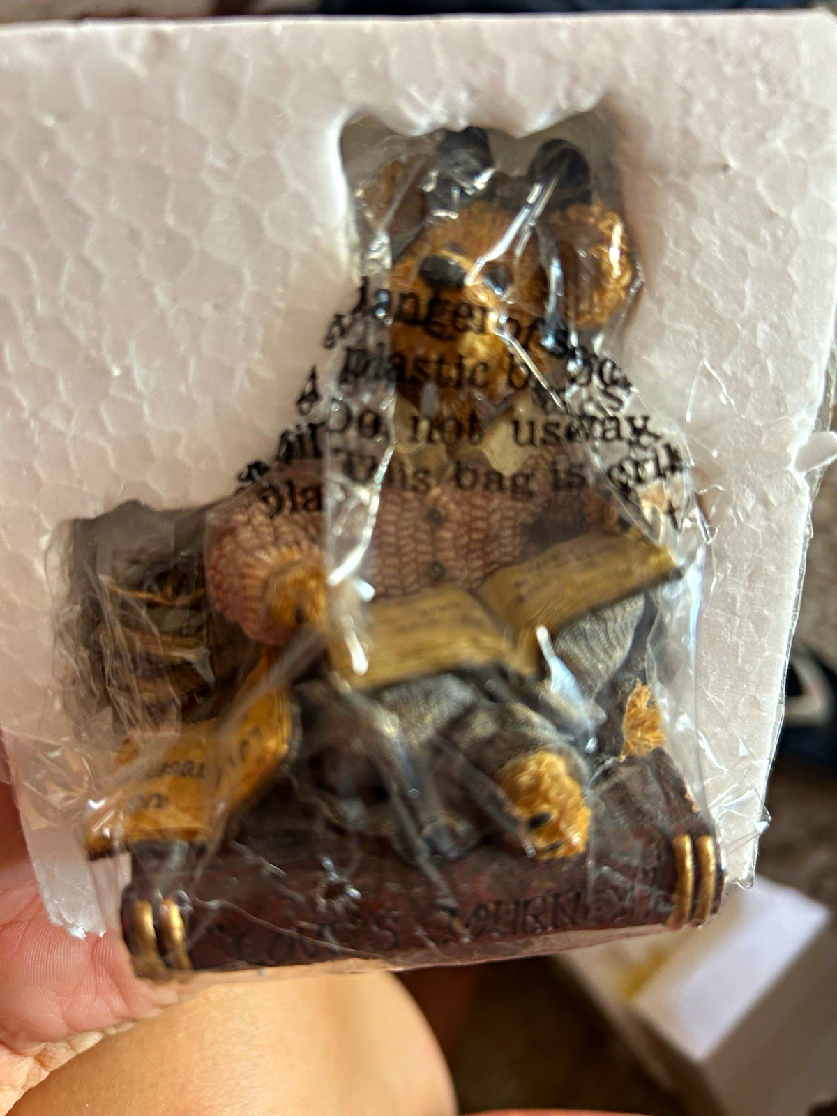 Boyds Bears & Friends Bearstone Collection Resin Bear Figurine Boxed 1990s