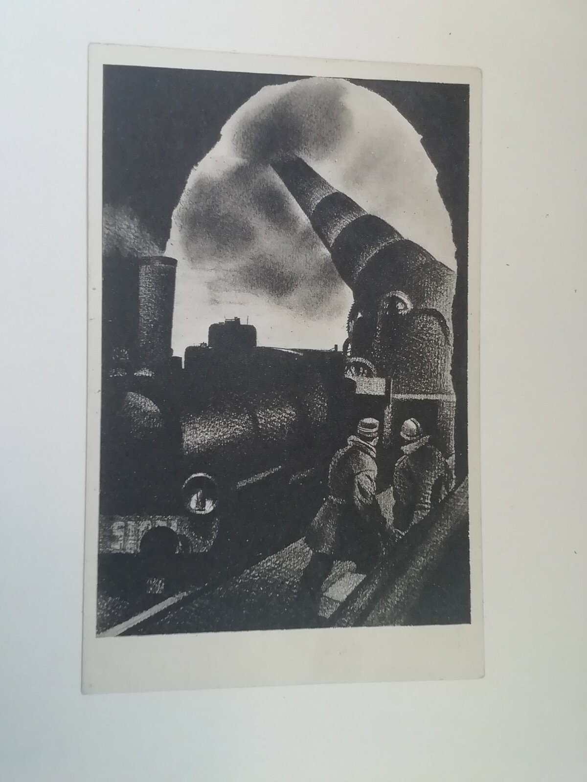 Cartolina Associazione nazionale Ferrovieri Numero 3 Apolloni 