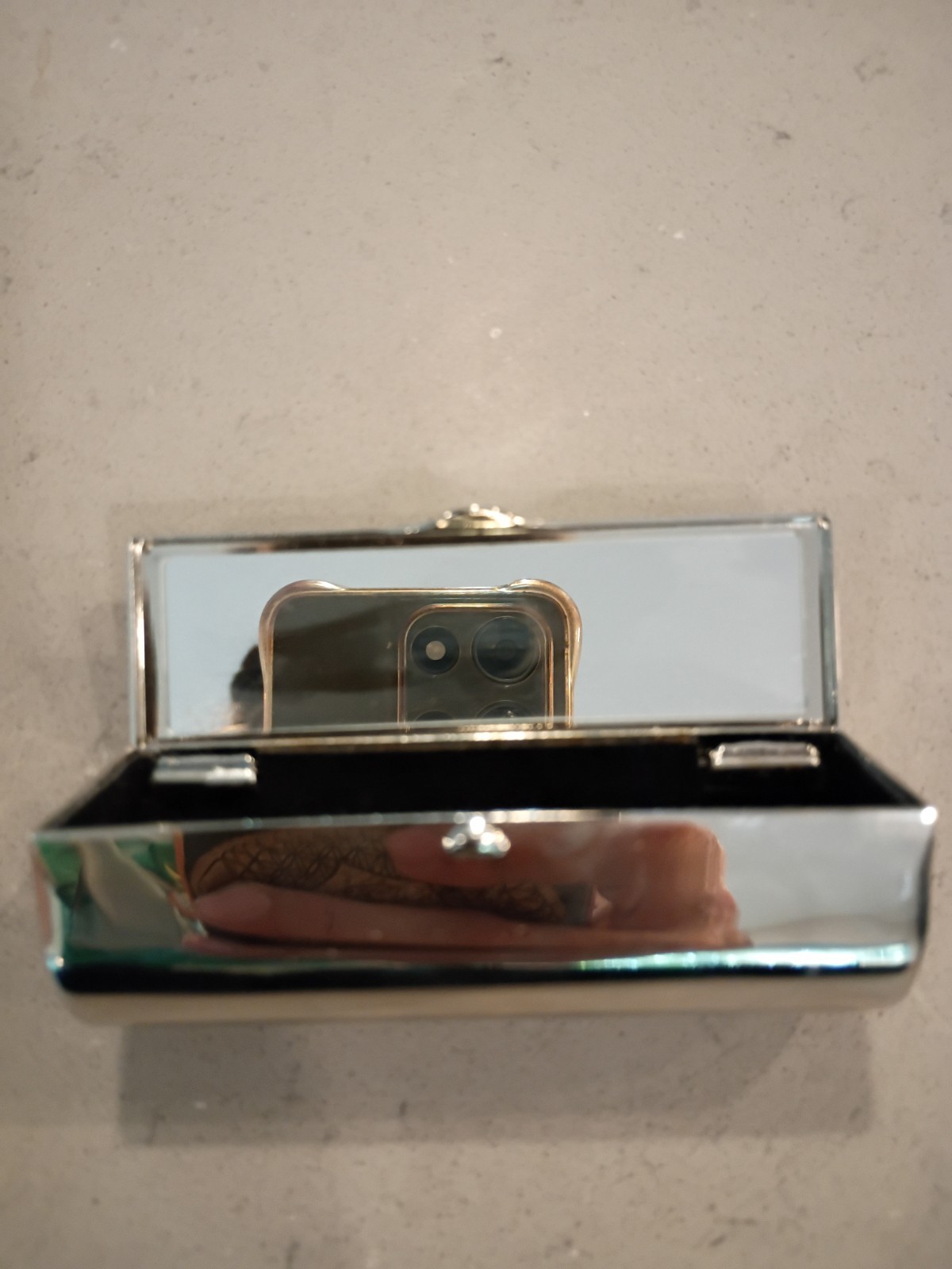Vintage Sheridan Non Tarnish Silver Lipstick Holder 