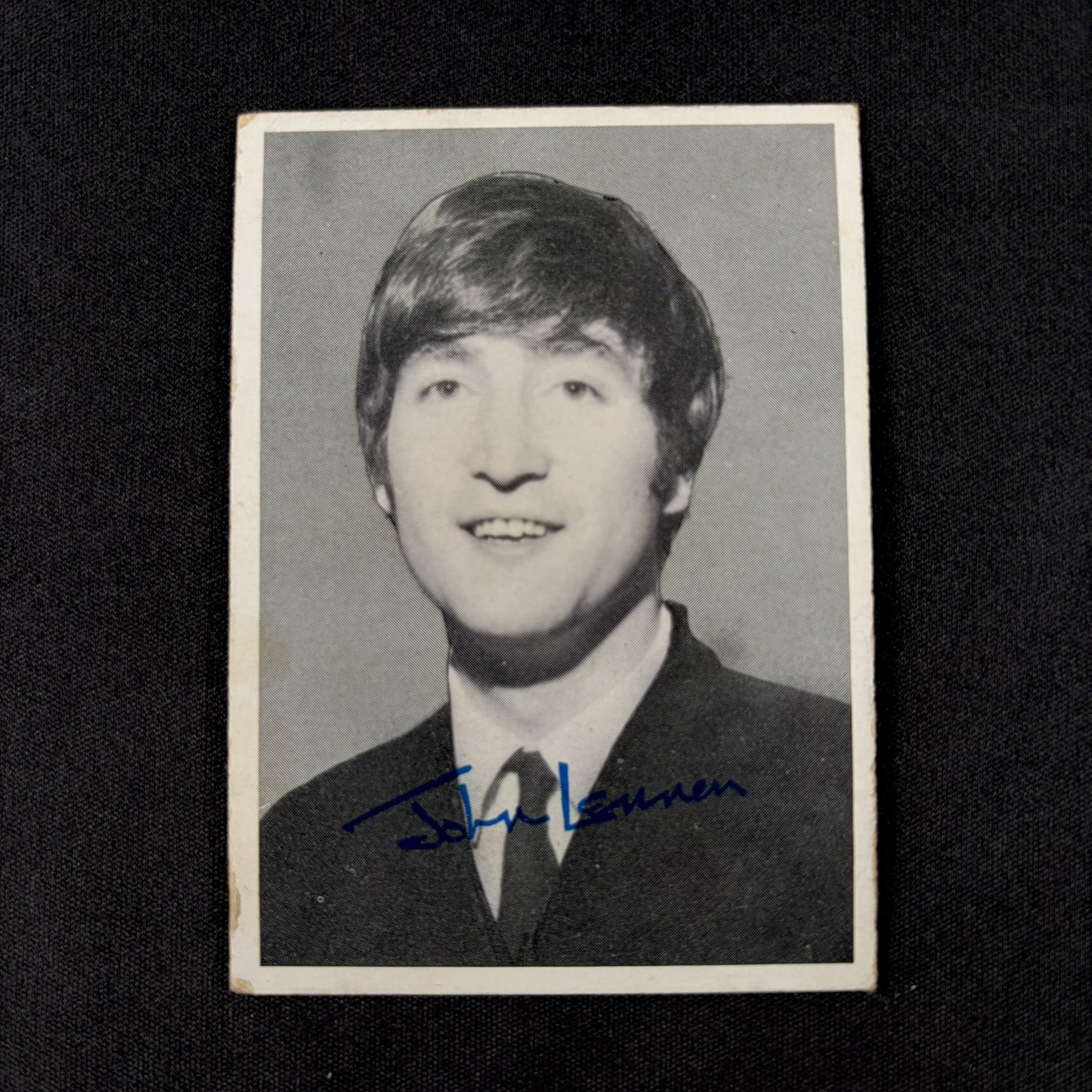 1964 Topps Beatles Black & White #157 John Lennon card