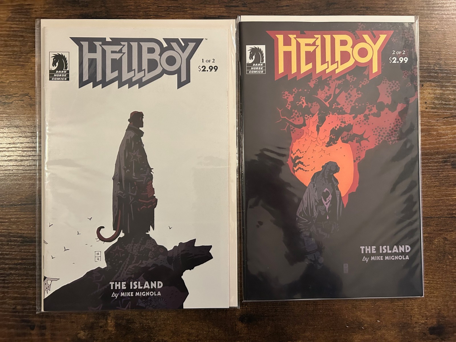 Full Set Hellboy: The Island #1 2 Dark Horse Comics (2005) 1-2 Mike Mignola