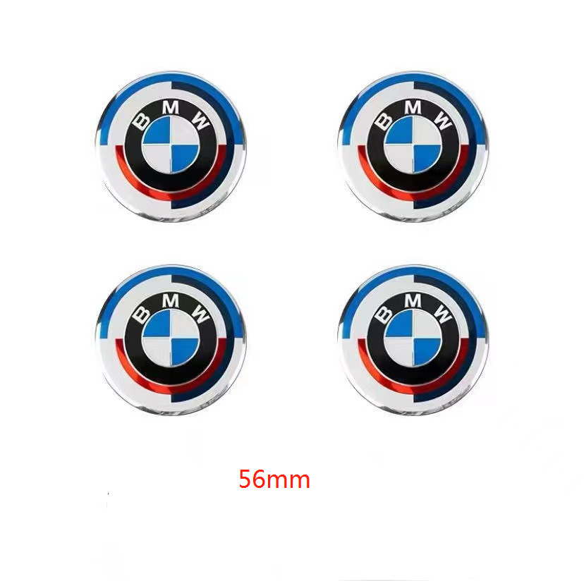 GENUINE 4pcs 50th Anniversary 56mm Wheel Center Caps B-M-W G80 G20 G10 G30 G38