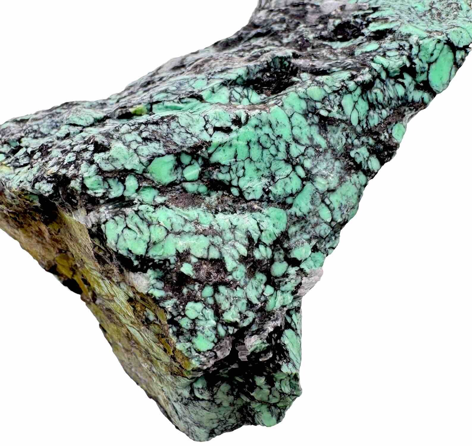 Natural Variscite 880 Grams Green Solid And Hard Great Looking Matrix