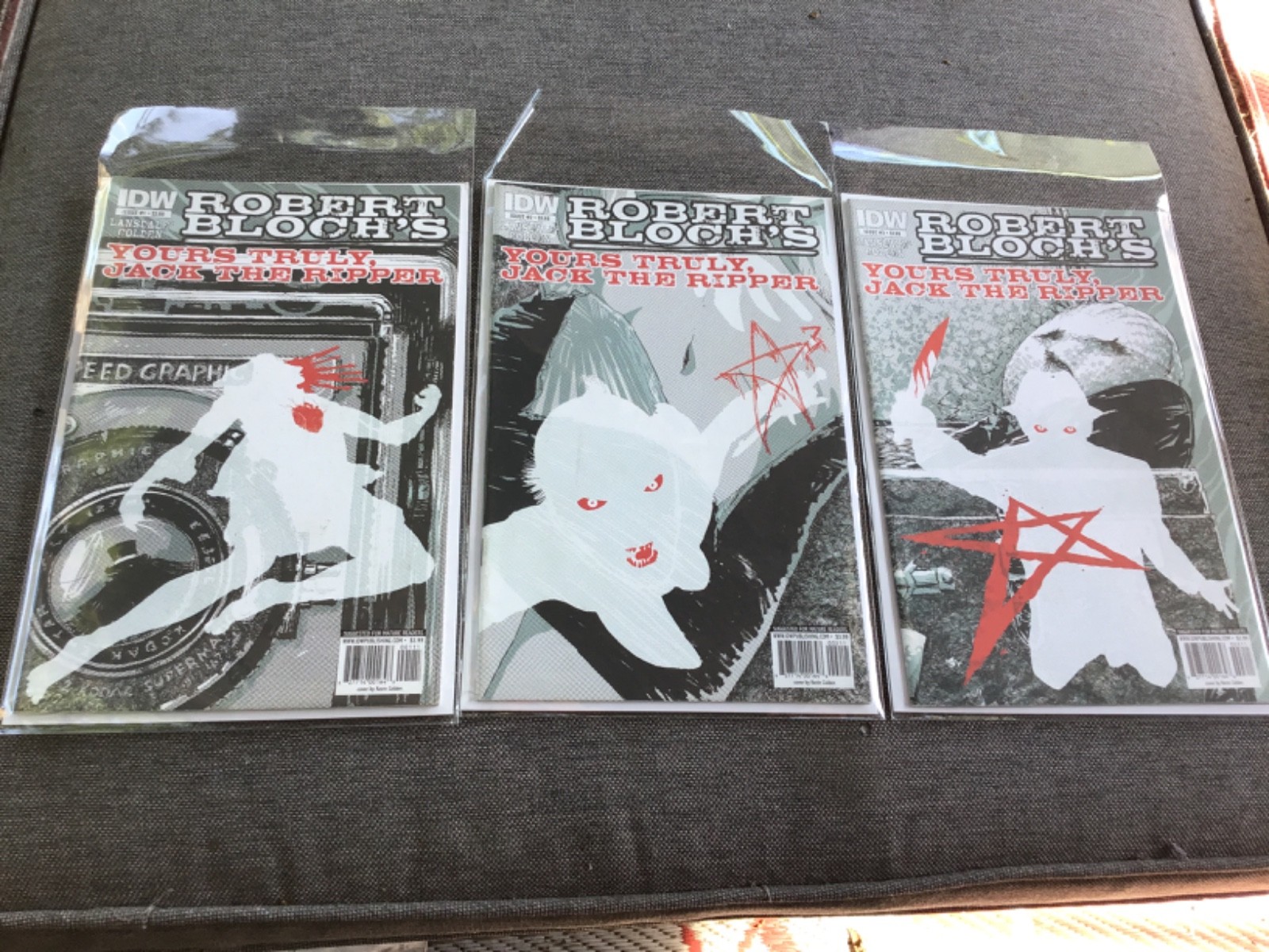 ROBERT BLOCH\'S YOURS TRULY, JACK THE RIPPER  #1-3   Complete Set   (IDW, 2010)