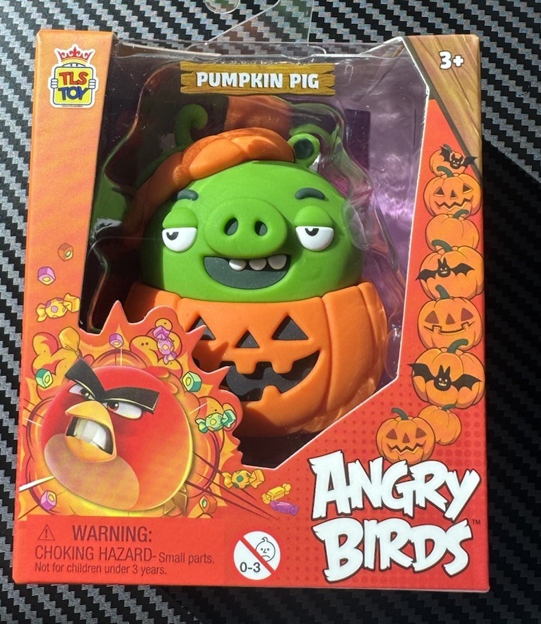Angry Birds CheeBee Cuties Halloween Pumpkin Pig Figure 2.5” Glow In The Dark Angry Birds CheeBee Cuties Halloween Pumpkin Pig Figure 2.5” Glow In The Dark