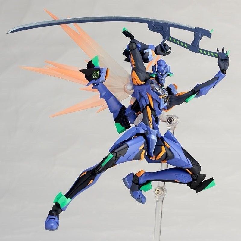 New Revoltech Evangelion Evolution Anima EVA-01 Model Action Figure Toy