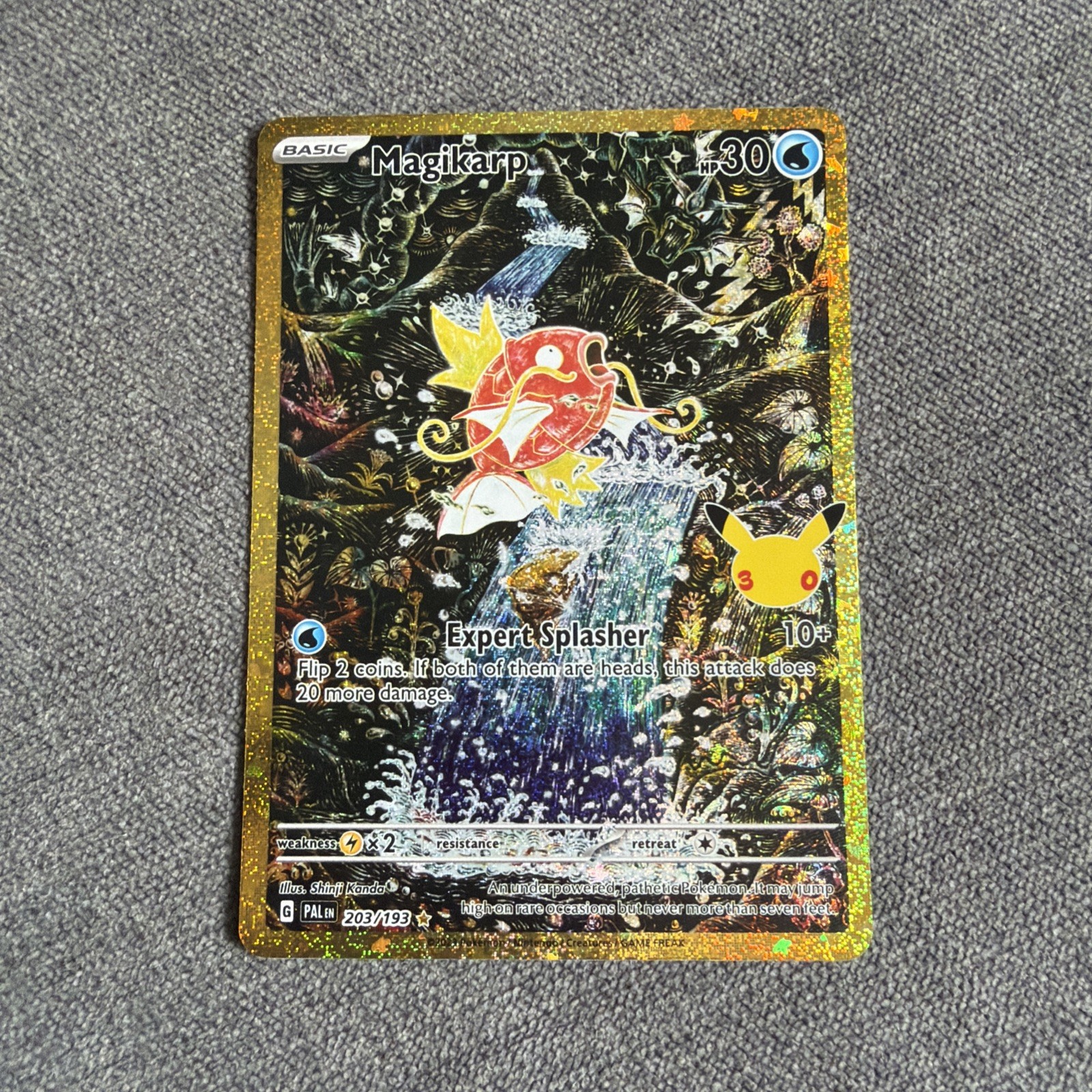 Pokémon TCG Magikarp 203/193 30c 30th Anniversary Celebration Pack Fresh NM/M