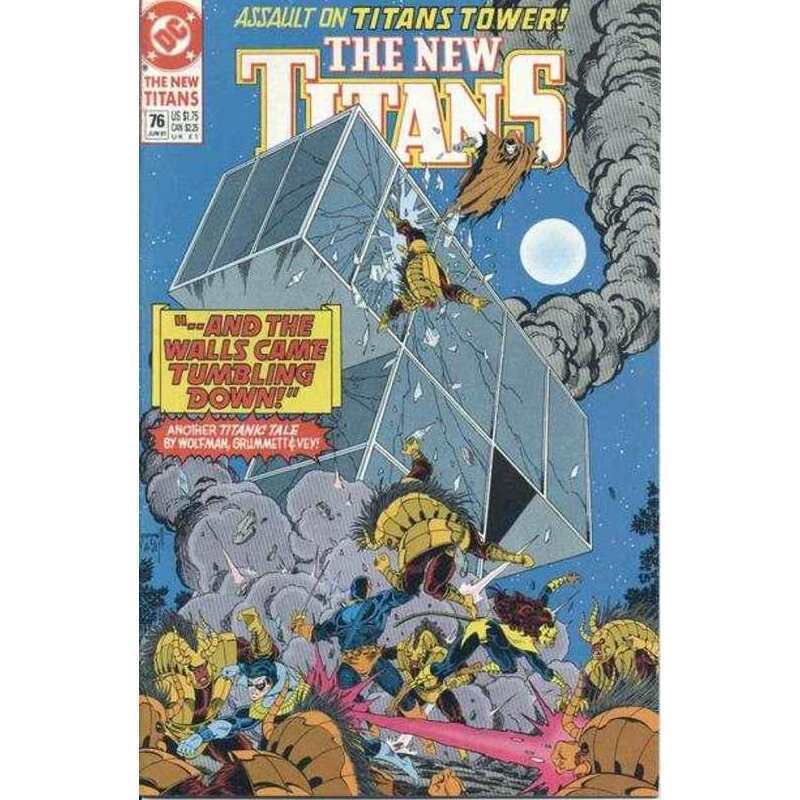 New Titans #76 in Near Mint minus condition. DC comics [u,