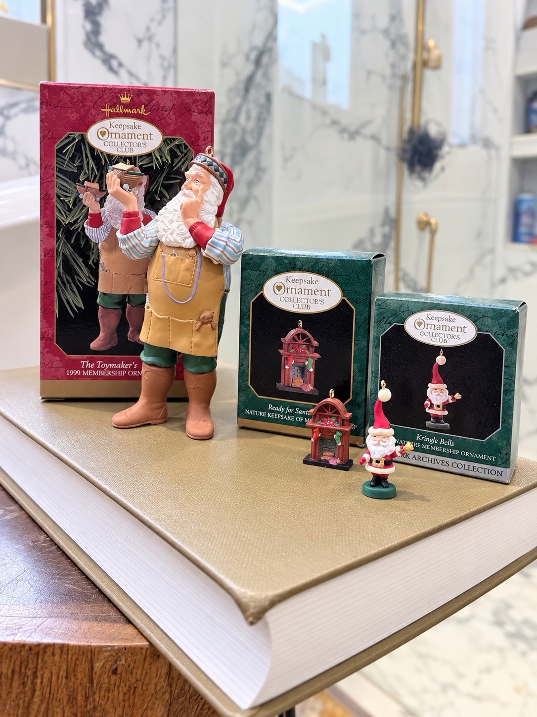 Hallmark Keepsake Collector’s Club 1997-1999 Membership Ornament Lot of 3