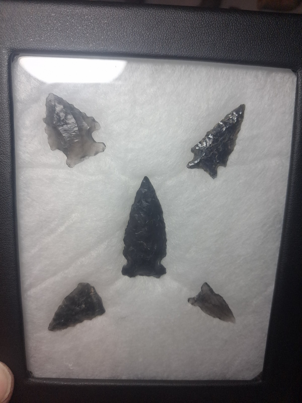 Authentic Columbia River Arrowheads Frame Authentic Columbia River Arrowheads Frame
