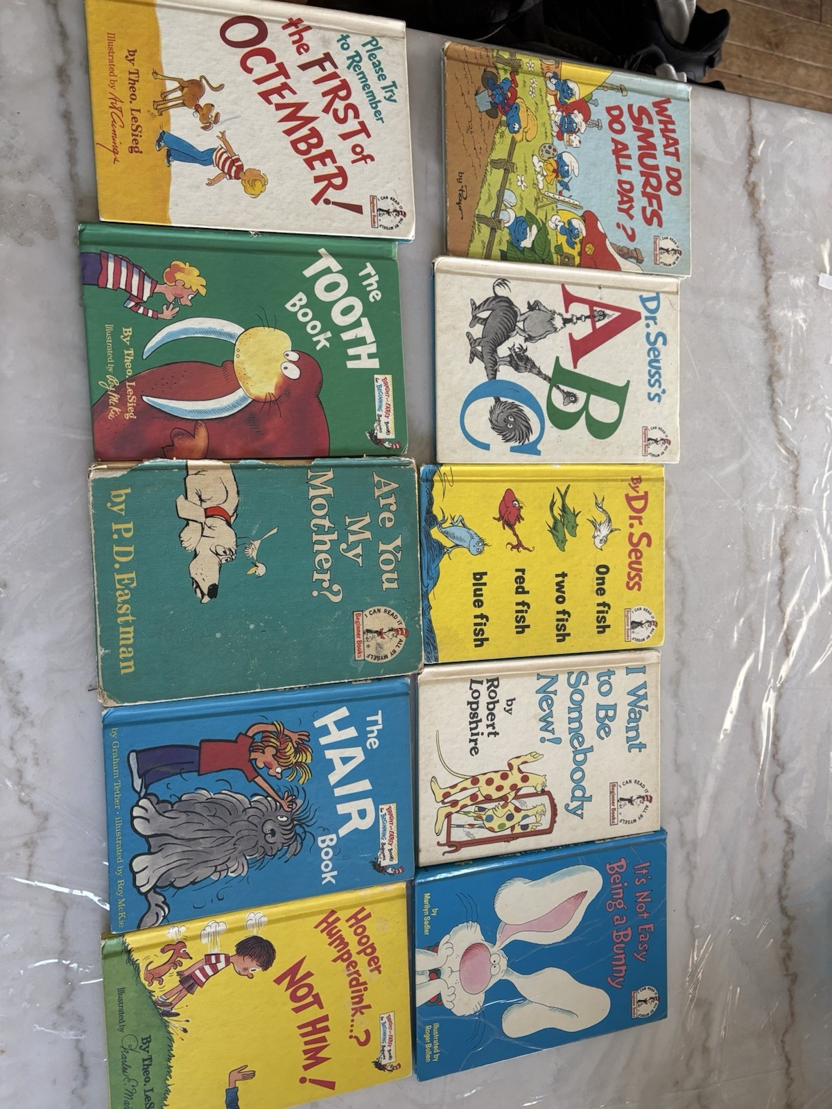 10 Beginner Book Club Edition Hardcover Books 60s-70s Vintage Children's Lot