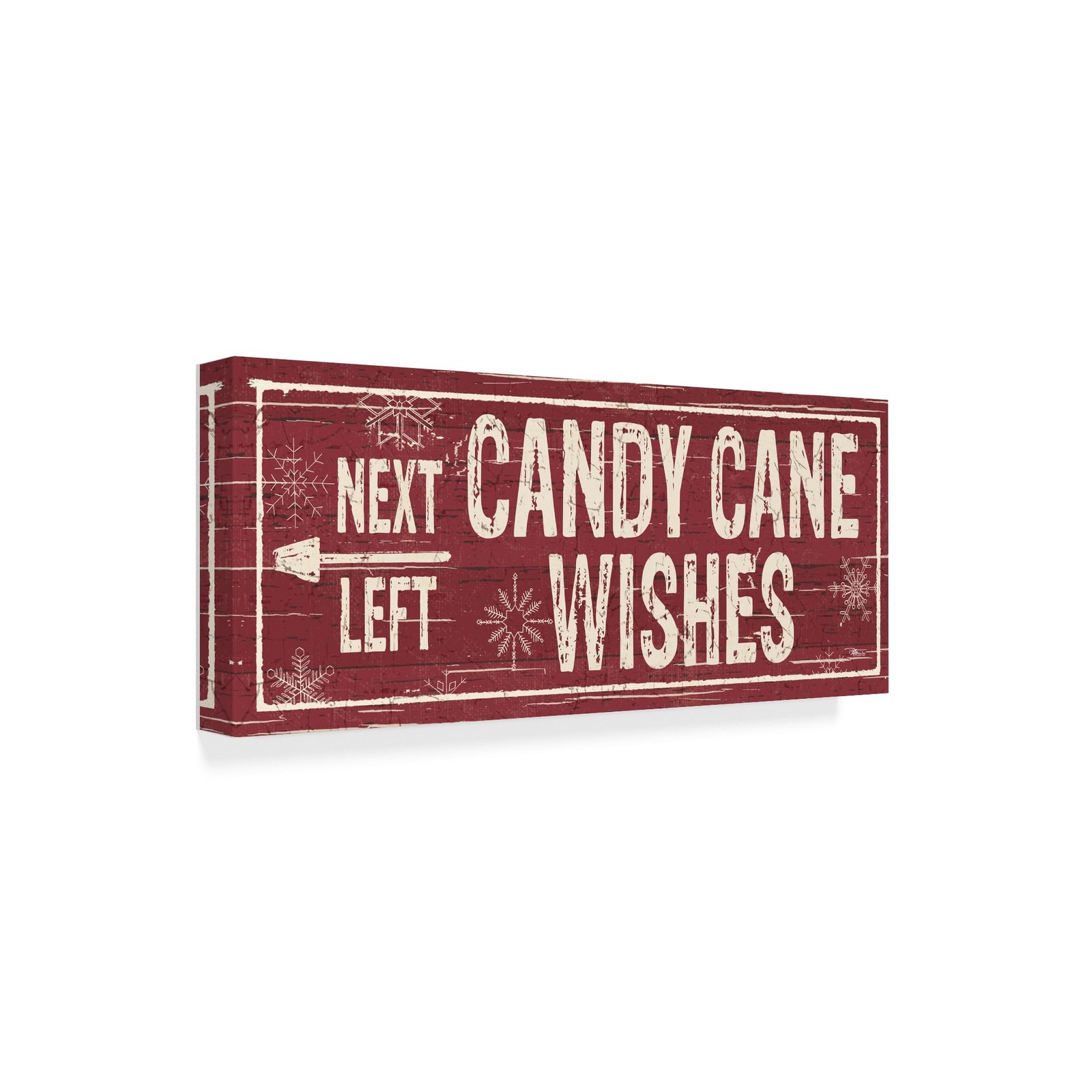 Trademark Fine Art Pela Studio \'christmas Signs VI\' Canvas Art
