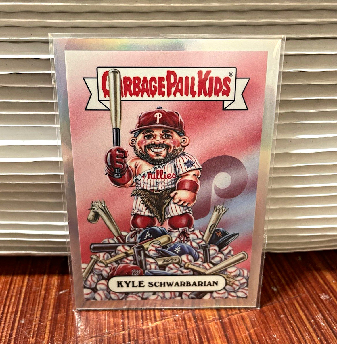2026 Bowman Chrome - Kyle Schwarbarian Schwarber GPK-25 - Garbage Pail Kids
