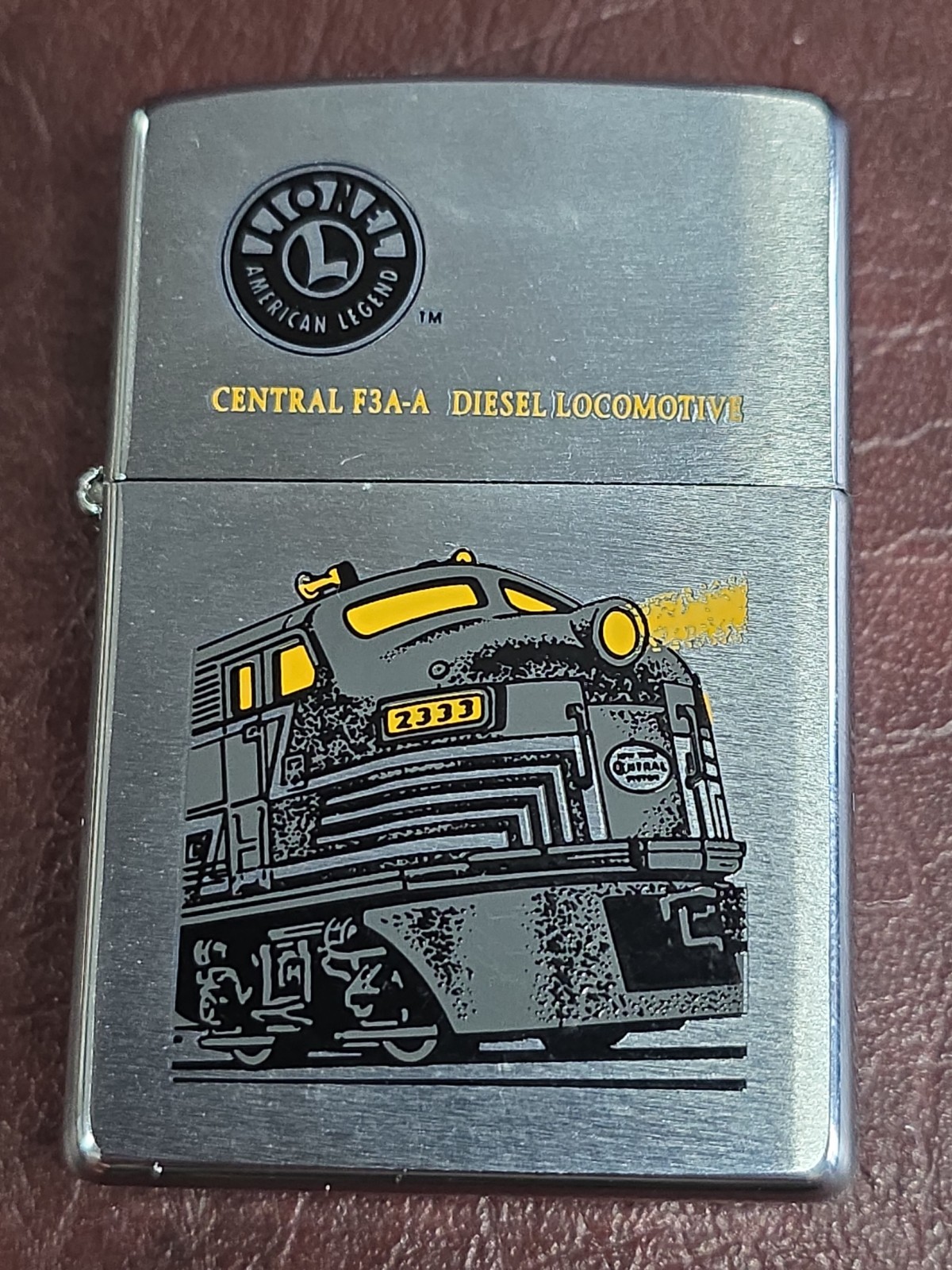 Zippo Lionel Train American Legend Lighter Central F3A-A Diesel Locomotive