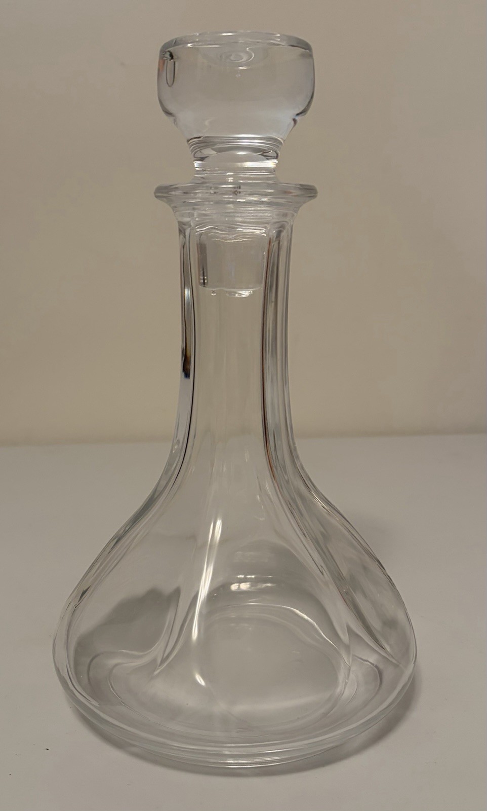 Immaculate Crystal Decanter Made In France France 10\