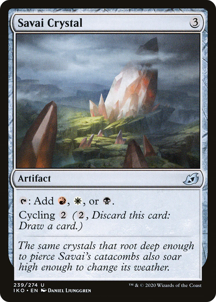 Savai Crystal [Ikoria: Lair of Behemoths] Magic MTG