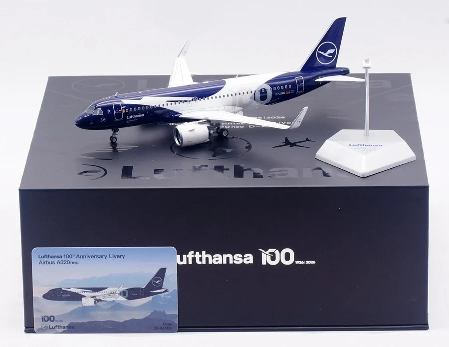 SQ Wings 1:200 Airbus A320neo Lufthansa D-AIND \'Lufthansa 100th Anniversary\'