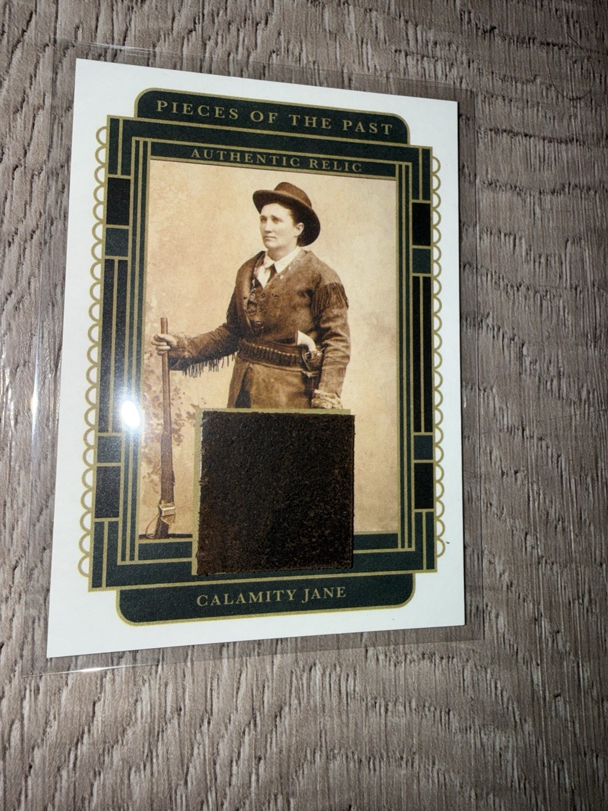 2025 Pieces Of The Past Calamity Jane Authentic Clothing Relic Card #PR-36